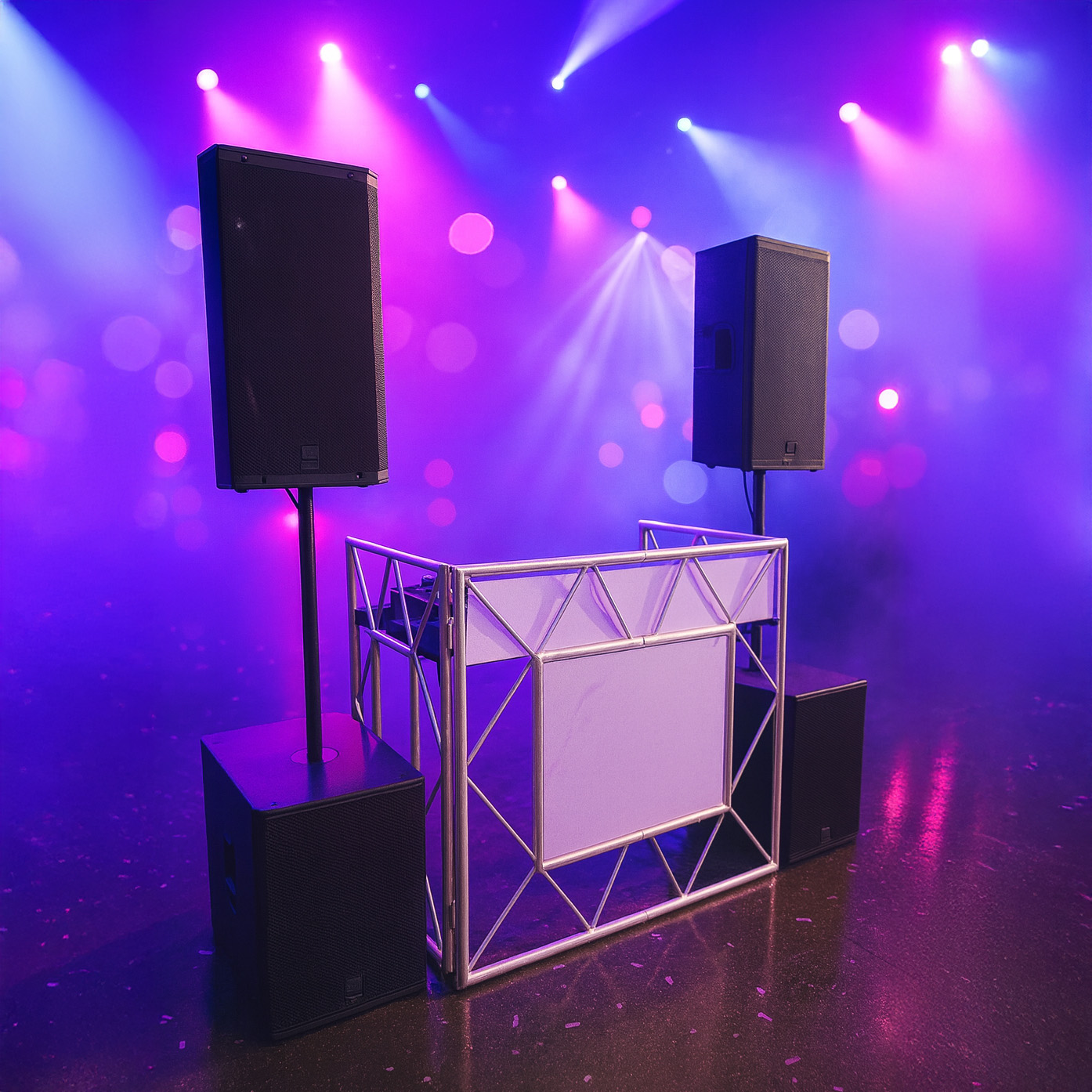 RCF Big DJ Setup